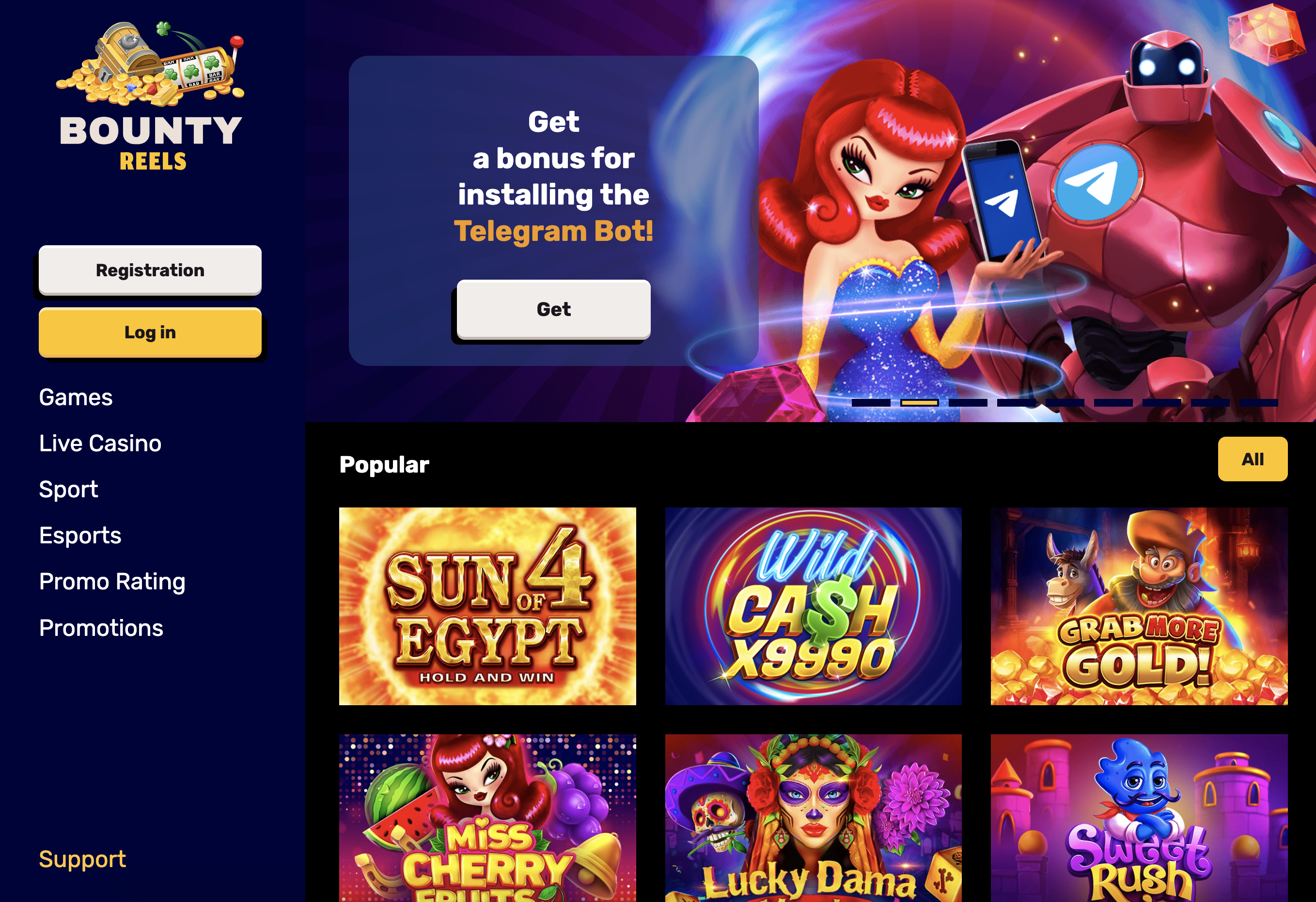 Bounty Reels Casino