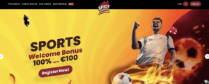 image of spicy jackpot casino website