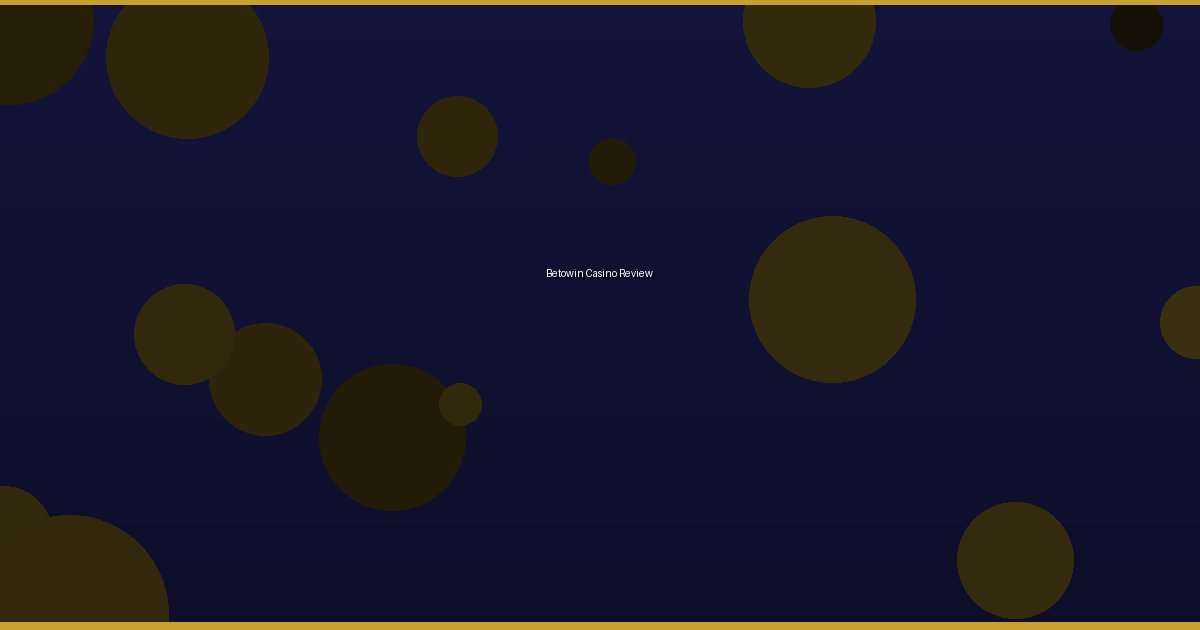 Betowin Casino Review