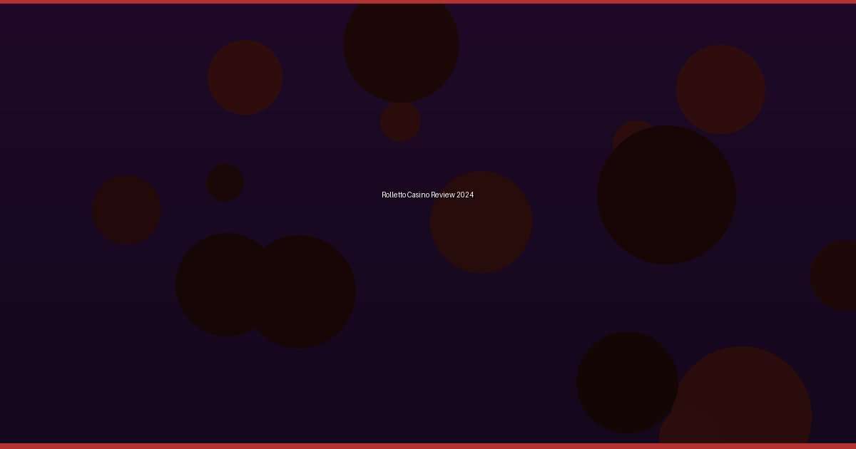 Rolletto Casino Review 2024 - Image 1