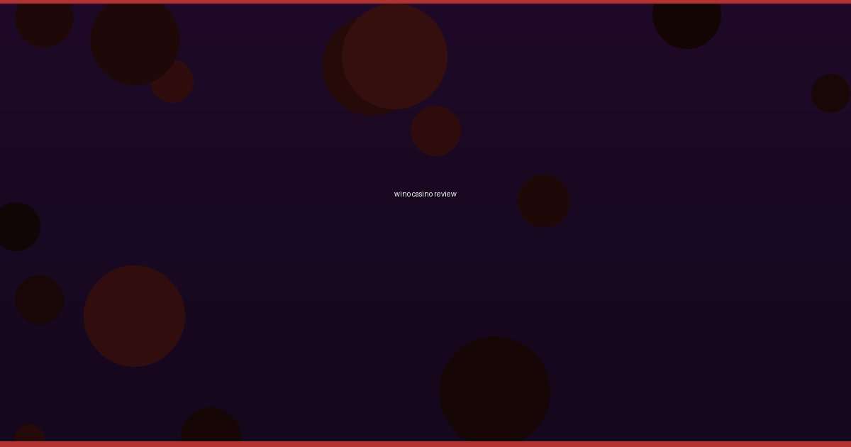 wino casino review - Image 1