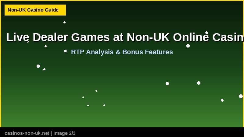 Live Dealer Games at Non-UK Online Casinos - RTP and bonus features guide