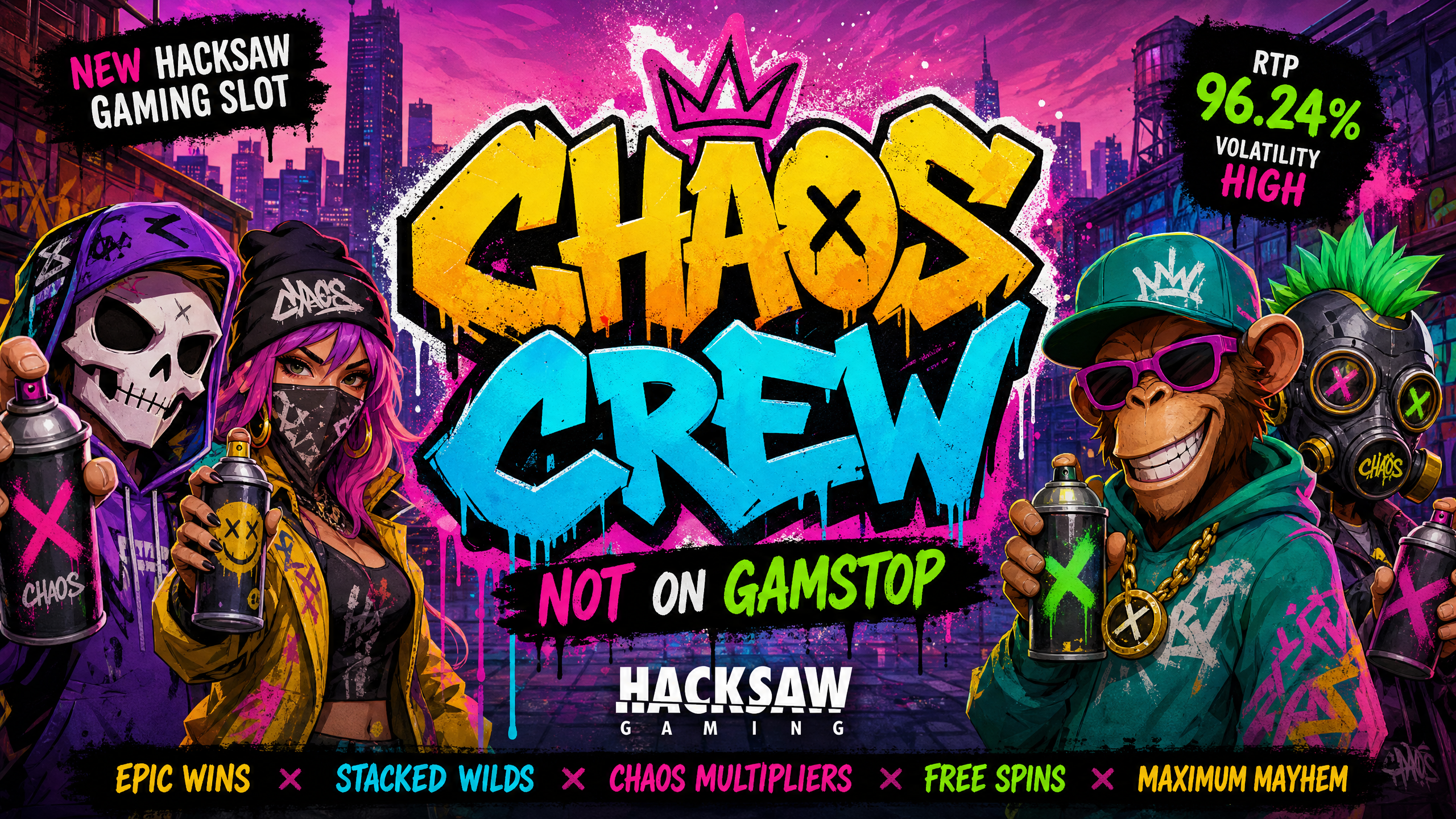 Chaos Crew Not on Gamstop
