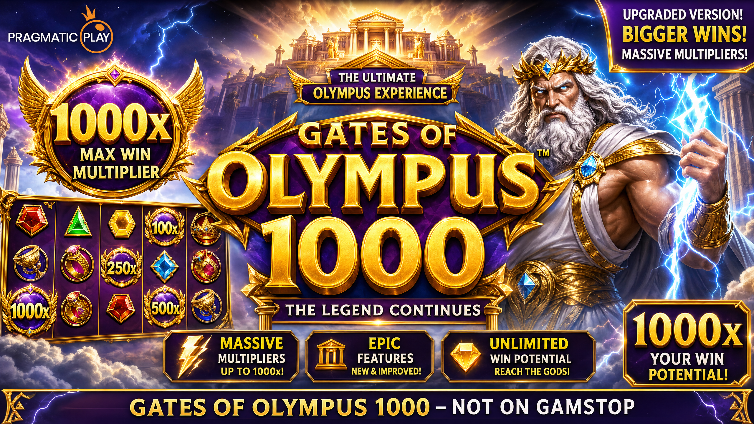 Gates of Olympus 1000 Not on Gamstop