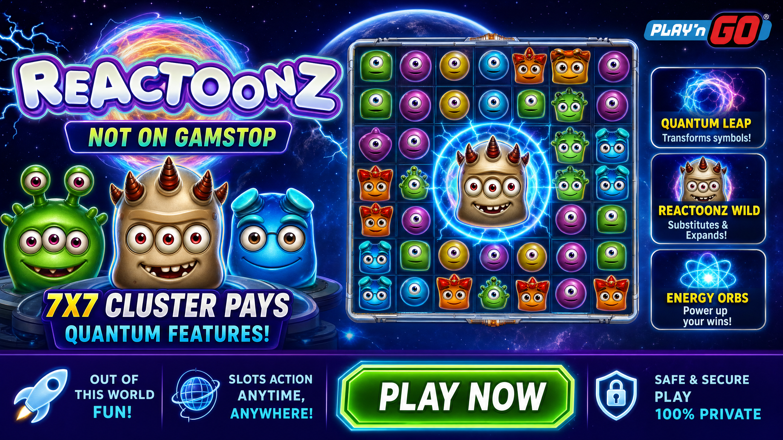Reactoonz Not on Gamstop